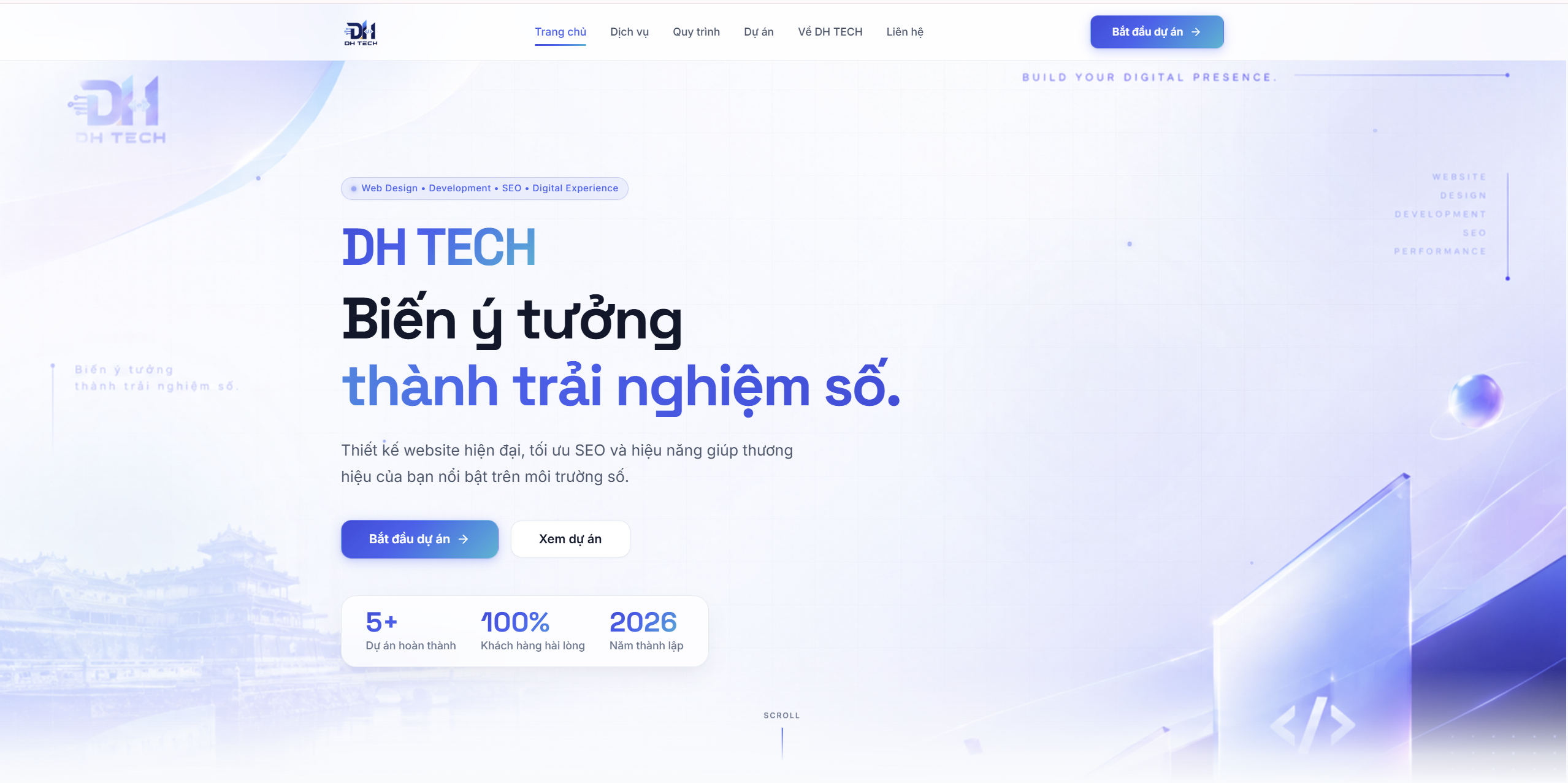 DH Tech - Dự án nổi bật